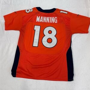 Nike On Field Denver Broncos Men's Jersey Orange, Peyton Manning #18 Sz 48